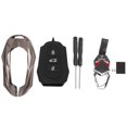 thumbnail image 1 of Alloy Silicone Car Key Cover Key Case For 408 508 2008 3008 4008 5008 C4 C4l C3-xr Black, 1 of 5