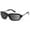 Glossy Black/Clear to Dark Gray Lens, variant on Tahoe Wind Blocking Padded Foam Photochromic Sunglasses for Outdoors, 100% UVA + UVB Protection, Milk Chocolate Frame/Yellow to Gray Lens
