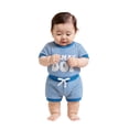 thumbnail image 3 of Tiijoy Baby Boys Outfits Letter Embroidery Short Sleeve T-Shirt Shorts Set, Sizes 9-12 Months, 3 of 3