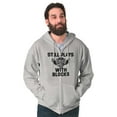 thumbnail image 5 of Still Plays With Blocks Mechanic Zip Up Hoodie Men's Women's Brisco Brands L, 5 of 6