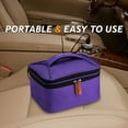 thumbnail image 2 of HotLogic 16801175-PUR-B Food Warming Lunch Bag Tote Plus 12V Plugin, Purple, 2 of 6
