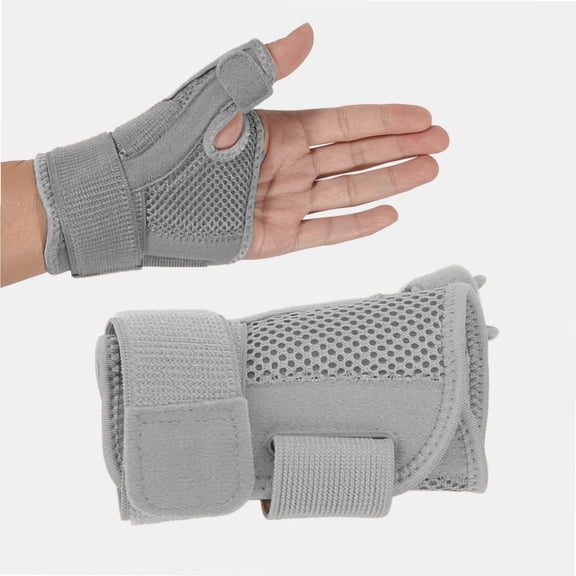 Wrist Thumb Brace for Men and Women, Fully Adjustable Thumb Brace with Flexible Thumb Support for Thumb Support[Gray]