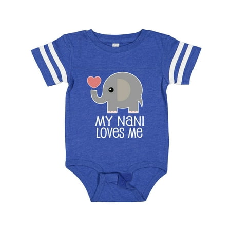 

Inktastic My Nani Loves Me Grandchild Gift Baby Boy or Baby Girl Bodysuit