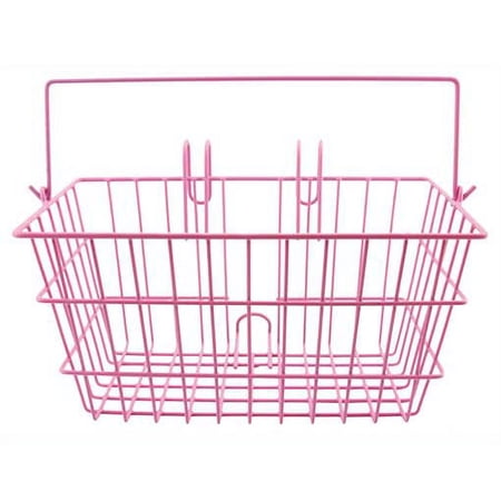 Square Steel Wire Basket 328 Pink. bike basket  bike basket  lowrider bike  beach cruiser  limos  stretch bicycles  track  fixie price history on PriceWatchPro