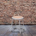 thumbnail image 7 of Hampden Furnishings Flynn Collection 18" Masonite/Steel Stool, Grey, Pack of 2, 7 of 7