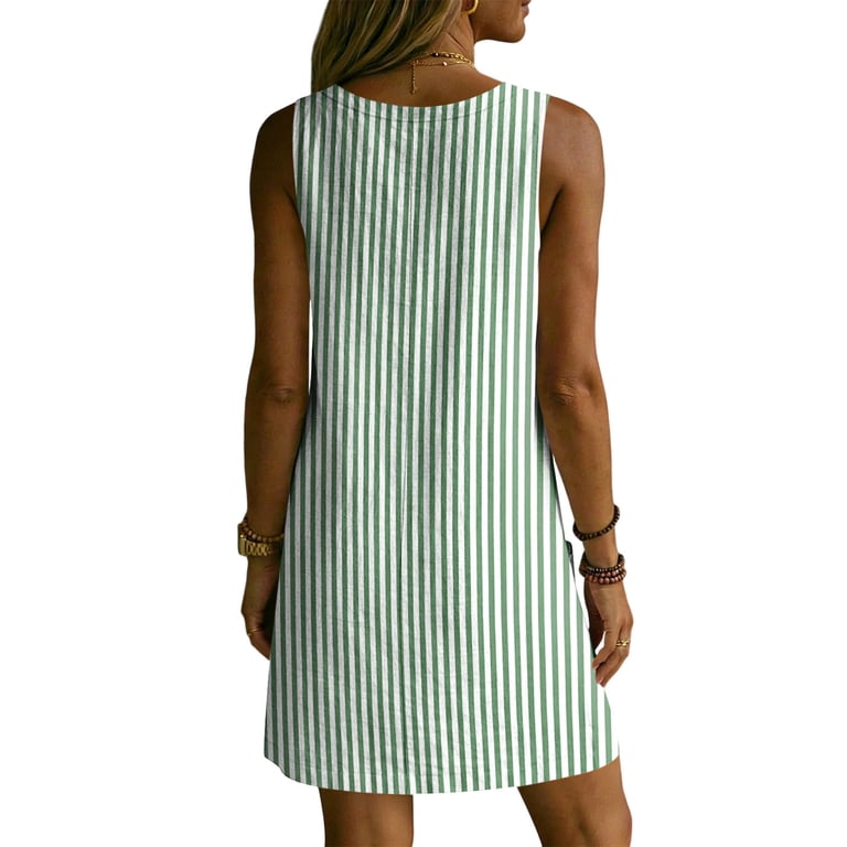 pastel dresses for easter asdoklhq Dress Button Linen Loose Pocket Short Sleeve Green 2X its a perfect pick as a birthday party outfit or summer vacation outfit Pastel Easter Dress Women