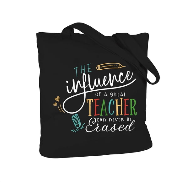 ELEGANTPARK Divertidos regalos de agradecimiento para profesores para mujeres, regalos para profesores, cumpleaños, graduación, día de San Valentín, regalos de Navidad para profesores, bolsa de lona d