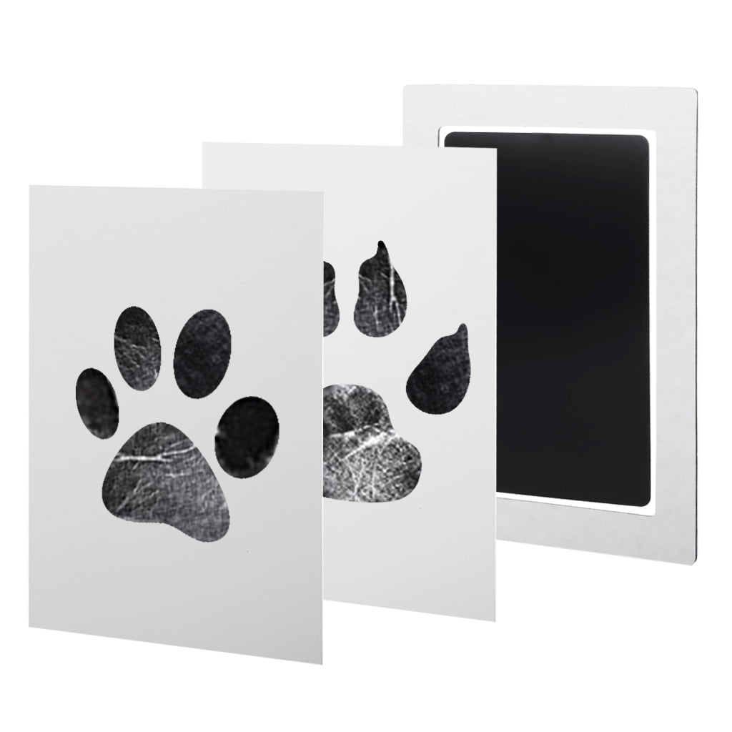 1Set Baby Handprint And Footprint Ink Pads Paw Print Ink Kits For Babies & Pets