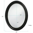 thumbnail image 6 of Tyler Dillon George Oval Matte Black Wall Mirror, 6 of 8