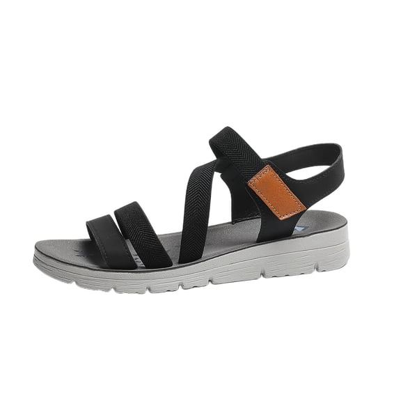 ShiShine Womens Keystone Sport Sandals Strappy Ankle Strap Comfort Cushioned Casual Walking Summer Sandals