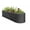 Gray with anti-cut strip, variant on Oval Galvanized Raised Rust-Resistant Metal Planter Box for Vegetables, Flowers & Herbs, Beige