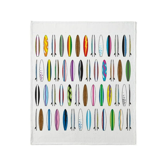 CafePress - Surfboards Throw Blanket - Soft Fleece Throw Blanket, 50"x60" for All Ages