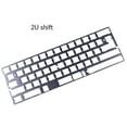 thumbnail image 1 of Gray 60% Aluminum Mechanical Keyboard Plate Support Gk64 Dz60 Gh60 Cnc -Board, 1 of 4