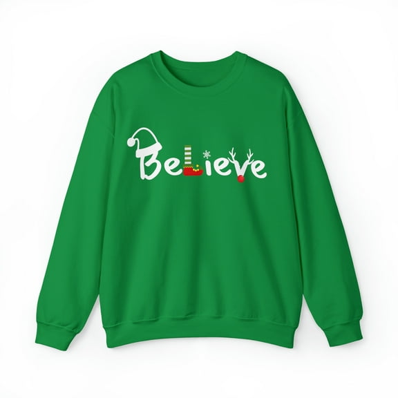 Believe - Christmas design Unisex Heavy Blend™ Crewneck Sweatshirt