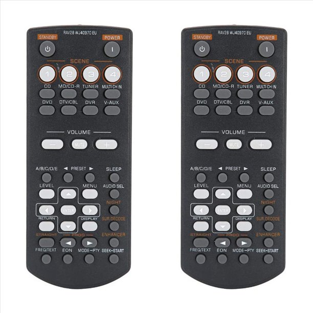 2X RAV28 WJ40970 EU Control Remoto para Amplificador Doméstico Receptor AV -6030 RX-V361 RAV34 RAV250 RX-V365 HTIB-680
