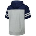 thumbnail image 3 of Men's Mitchell & Ness Gray Dallas Cowboys Off Field Vintage Logo Short Sleeve Pullover Hoodie, 3 of 3