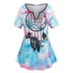 thumbnail image 1 of Camiseta Talla Extra Manga Corta Estampado Teñido Rosegal Camisetas tallas grandes, 1 of 5