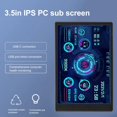 3.5 Inch Ips Usb Mini Screen, Aida64 Pc Cpu Ram Hdd Data Monitor