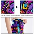 thumbnail image 3 of Graffiti Stylish Summer Chiffon Beach Dress with Polyester Straps - Women's Summer Dresses, 3 of 6