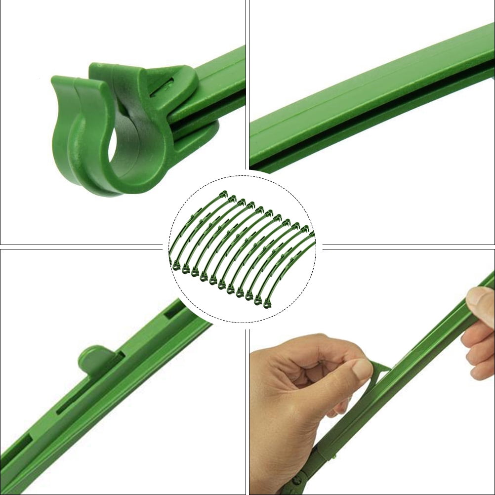 IFANLANDOR Deformable Plant Supports Tomato Stakes 1Set 9.98X0.39X0.39Inch Outdoor Farmers