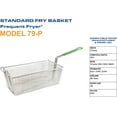 thumbnail image 4 of Prince Castle Fry Basket, Wire Mesh with Green Plastisol Handles (16.75" X 8.75" X 6") -  French Fry Basket for Restaurants and Food Service Establishments, 4 of 10