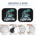 thumbnail image 6 of Balery Hungry Tyrannosaurus Sun Shield 2 Pack For Car Front Windows Foldable Sun Visor Protector Blocks Max Uv Rays And Keeps Your Vehicle Cool For Most Sedans Suv Truck, 6 of 7