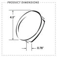 thumbnail image 3 of ITC 69240153KE 4.5 in. Radiance Series Round Spring Mount LED Single Bulb Overhead Light, 3 of 3