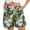 Green, variant on ERkkoi Board Shorts For Women Swim Trunks Comfy Beach Elastic Waist Floral Print With 2 Pockets Swim Bottoms For Women Bathing Suit Green L