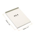 thumbnail image 2 of Uxcell 4"x6" Writing Pad Ruled Notebook Lined Legal Pad Scratch Pad with 70 Sheets, 2 of 5