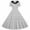 White, variant on Zpanxa Dresses for Girls, Girls Short Sleeve Stretchy Dress A Line Twirly Skater School Recital Dress Short Sleeve Turndown Neck Dress Sky Blue 13 Years
