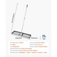 thumbnail image 3 of KFFKFF Grass Evening Out Rake, Grass Equalizer with 83.9 in Grip, 36x10 in Earth Plate, Oxidation-Resistant Carbon Steel Ground Equalizer, 3 Levels Adjustable, 3 of 9