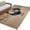 Brown, variant on Area Rug for Living Room, Farm Roosters Non-Slip Indoor Large Carpet for Bedroom/Dining Room, Farmhouse Farm Chicken Countryside Retro Washable Low-Profile Rectangle Floor Runner Rugs - 4 x 6 Ft