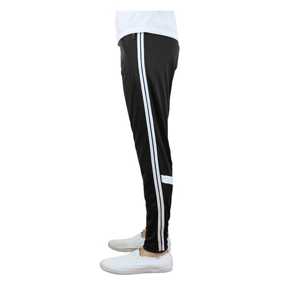 Men's Moisture Wicking Active Stripe Track Joggers