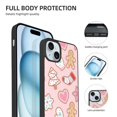 thumbnail image 4 of Funda navideña para iPhone 15, a prueba de golpes, con PC y TPU para cámara dual., 4 of 8