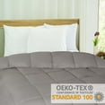 thumbnail image 6 of Superior Solid Comforter Down Alternative Bedding, King, Silver, 6 of 13