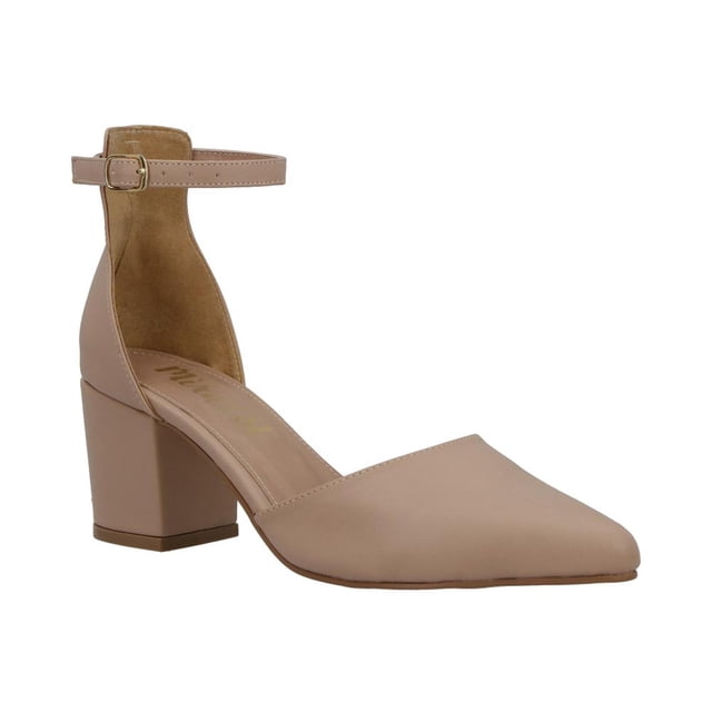 Zapatillas Mujer Tacón Cuadrado Miracol by Mama Lola Ligeras rosa 25.5