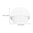 thumbnail image 2 of Kids Blank Baseball Caps Cotton White for DIY Painting 8Pcs Set, 2 of 4