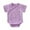 Purple, variant on Piomll Boys Bodysuits Short Sleeve Jacquard Coat Thin Triangle Coat Playsuits