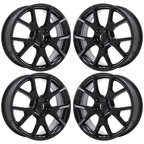 DODGE JOURNEY 2011 2020 GLOSS BLACK Factory OEM Wheels Rims (Not