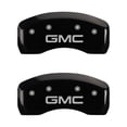 thumbnail image 5 of MGP 4 Caliper Covers Engraved Front & Rear GMC Black finish silver ch Fits select: 2011-2017 GMC TERRAIN SLE, 2010 GMC TERRAIN SLT, 5 of 6