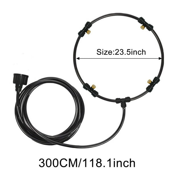 Fonwoon Outdoor Misting Fan Kit for Patios Misting Hose Cooling System