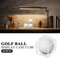 thumbnail image 5 of CROSSDESIGN Golf Ball Display Plastic Clear Case Cube Square Stackable Holder Autograph BCW, 5 of 12