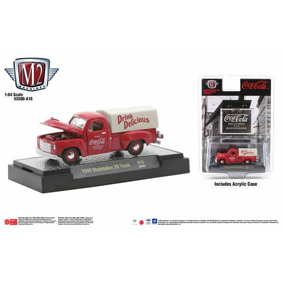 M2 Machines Coca-Cola Release A16 1949 Studebaker 2R Truck