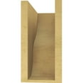 thumbnail image 4 of 6"W x 12"D x 12"H Classic Greensboro Rough Cedar Woodgrain TimberThane Corbel, Primed Tan, 4 of 6