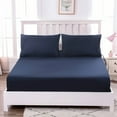 thumbnail image 2 of PEACNNG AUQ Twin Sheets Set 100% Egyptian Cotton Deep Pocket Fitted Flannel Sheet Smooth Fabric Finish 100% Cotton Sheets 30Cm High Skirt Sheet Set Deep Pocket for A Secure Fit Light Gree, 2 of 4