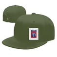 thumbnail image 4 of Flat Bill Visor Classic Snapback Hat Us Army Retro 82nd Airborne Division Adjustable Style Baseball Cap, 4 of 7