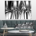 thumbnail image 3 of Designart 'Black White Crystal Background ' Abstract Canvas Art Print, 3 of 3