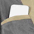 thumbnail image 6 of Zysthvn Casual Jackets for Men Lightweight Full Zip Cargo Fall Men Vest with Pockets Outdoor Lapel Solid Vests, Khaki L, 6 of 10