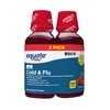 Equate Nighttime Cold and Flu Relief, Cherry Flavor, 24 fl oz, 2 Count