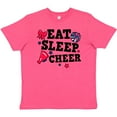 thumbnail image 3 of Inktastic Cheerleading Eat Sleep Cheer Youth T-Shirt, 3 of 5